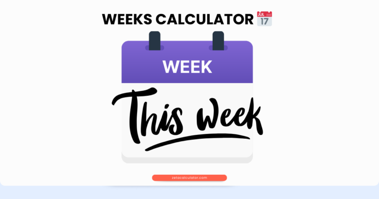 Weeks Calculator